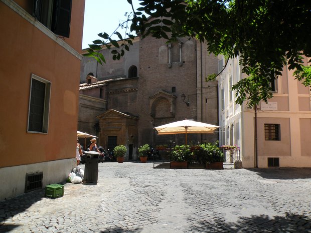  terrasse de restaurant (Trastevere)